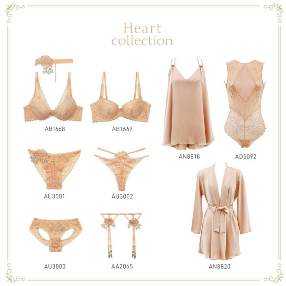 アンブラ ANNEBRA Heart ノーマル モチーフレースショーツ 総レース 単品