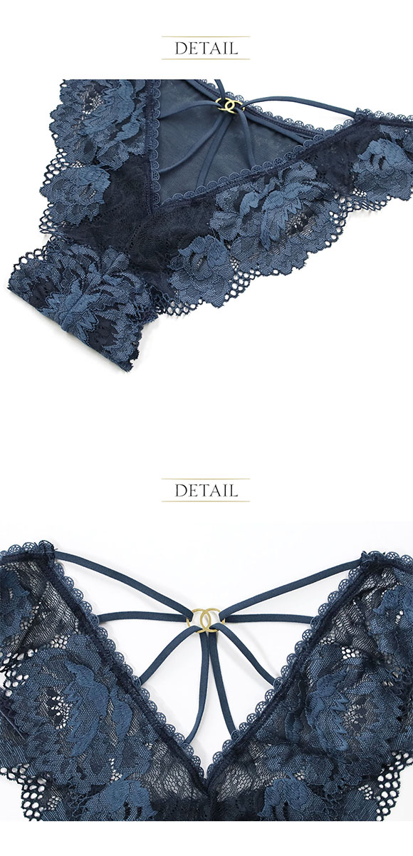 アンブラ ANNEBRA Mixing バックデザインショーツ 総レース 単品