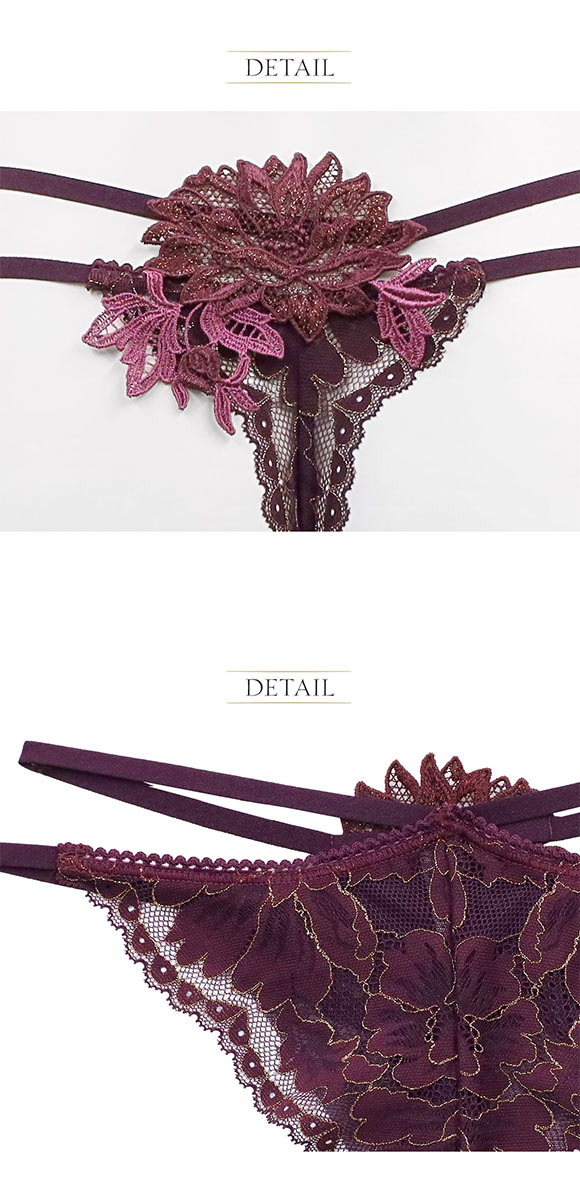 アンブラ Harmony in Bloom モチーフレースデザインソング ANNEBRA Tバック