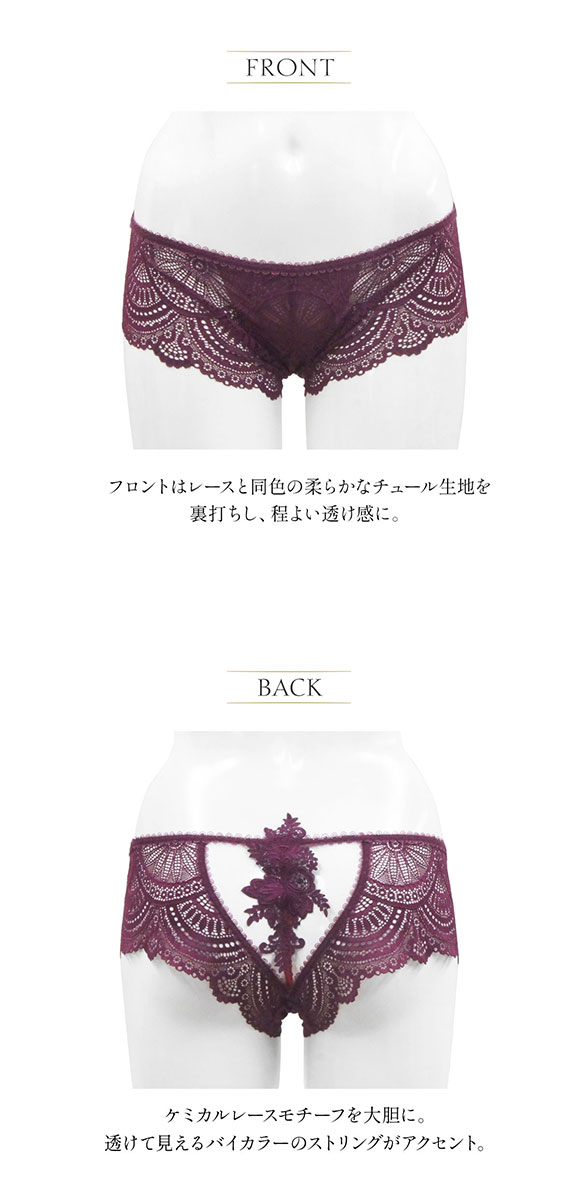 アンブラ ANNEBRA Royal3 バックデザイン ヒップハング ショーツ 単品
