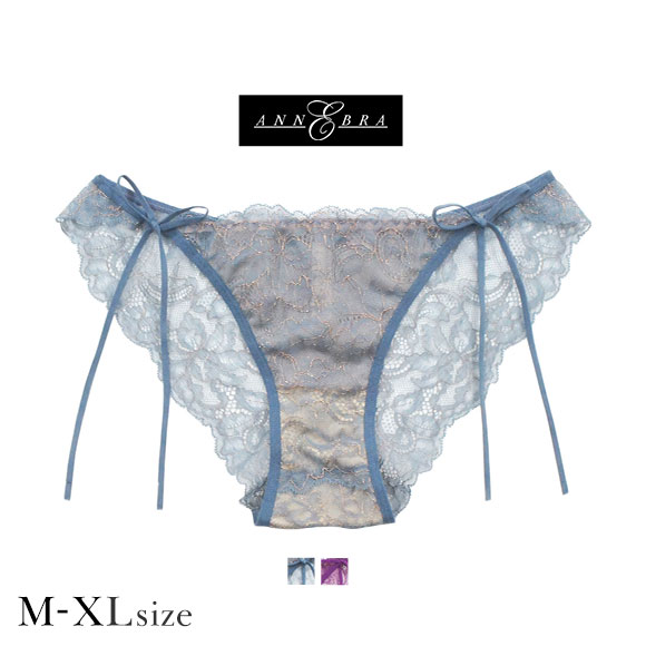 アンブラ ANNEBRA Parrots サイドリボンショーツ 紐パン 単品