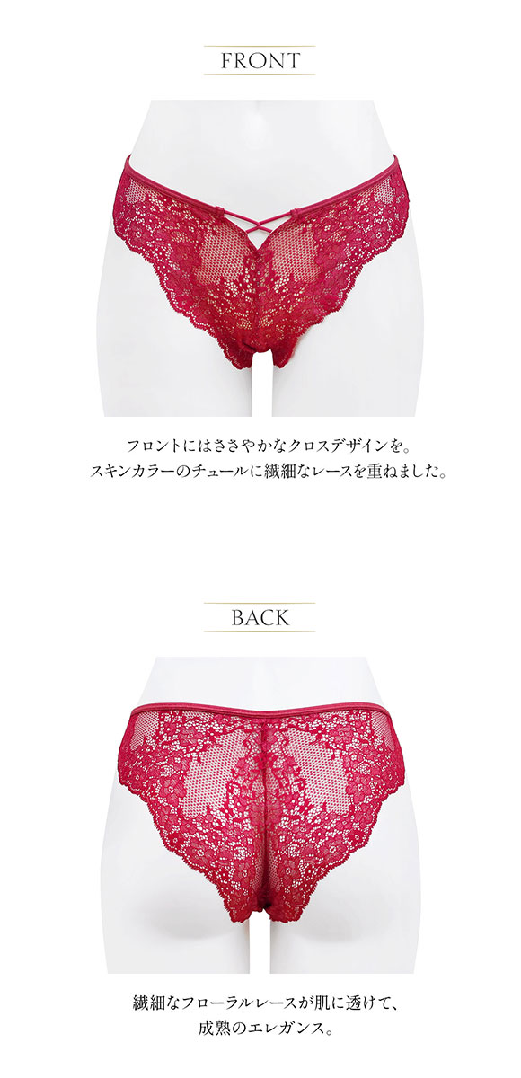 アンブラ ANNEBRA Zigzag2 ノーマルショーツ 総レース 単品