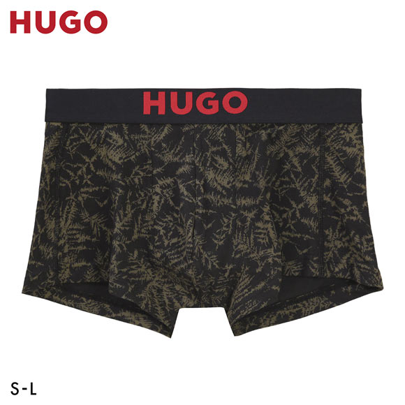 HUGO ヒューゴ TRUNK TRIPLET ボクサーパンツ メンズ 前とじ アンダーウェア