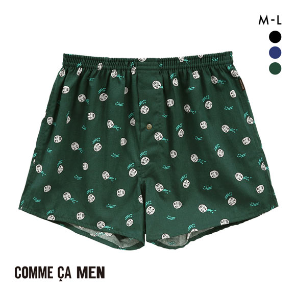 コムサメン Discovering Japan だるま トランクス メンズ COMME CA MEN 前あき アンダーウェア