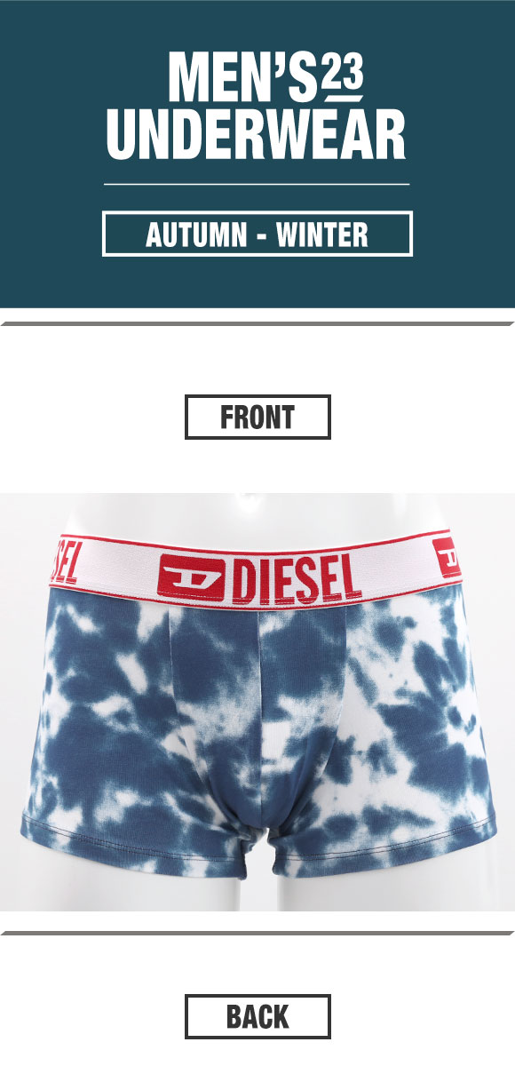 ディーゼル DIESEL MENS UMBX-DAMIEN ボクサーパンツ メンズ タイダイ柄 アンダーウェア トランク