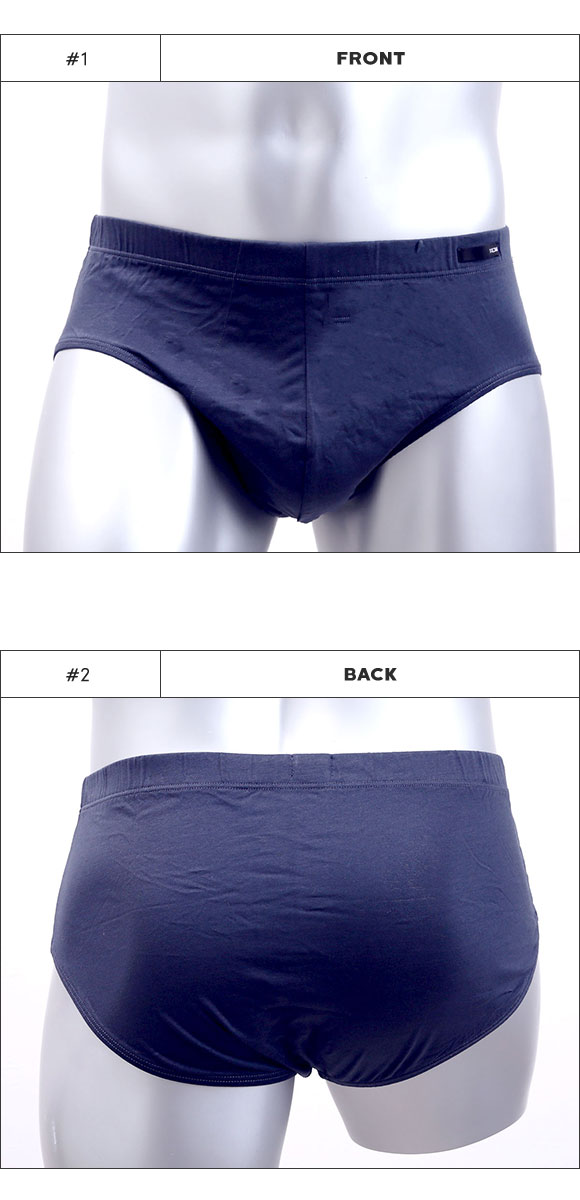 オムHOM MINI BRIEFS COTTON フルバック ビキニ ブリーフ メンズ 前