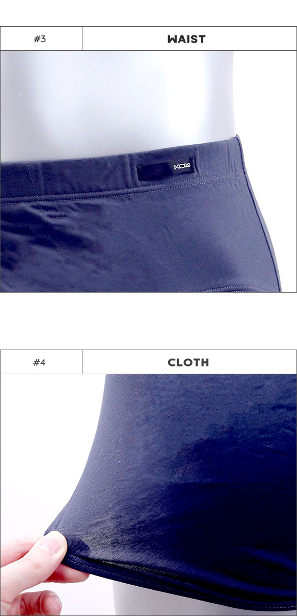 オムHOM MINI BRIEFS COTTON フルバック ビキニ ブリーフ メンズ 前とじ 無地