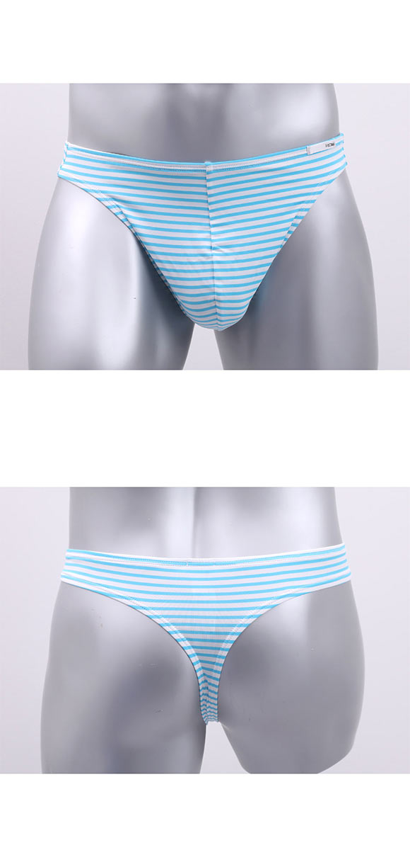 オムHOM ビキニ Tバック G-STRING メンズ 前とじ アジアンフィット プリント