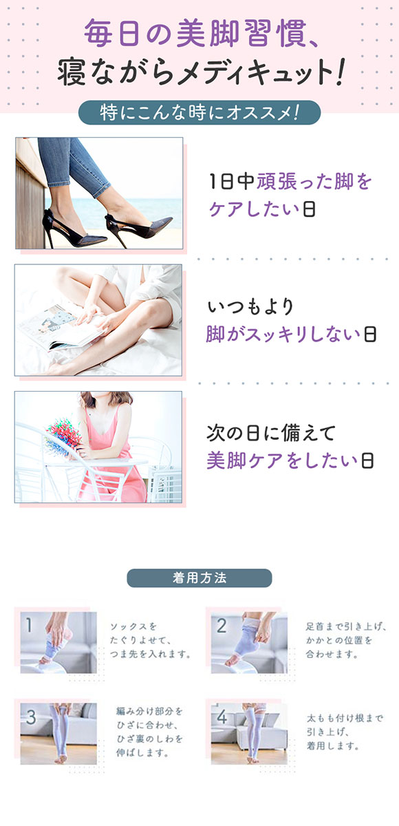 メディキュット MediQttO Drs 寝ながらメディキュット フルレッグ