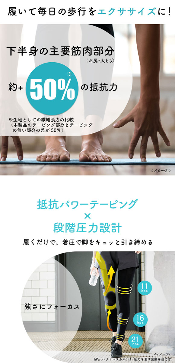 メディキュット MediQttO エニタイムエクササイズ Anytime Exercise レギンス アクティブ 着圧