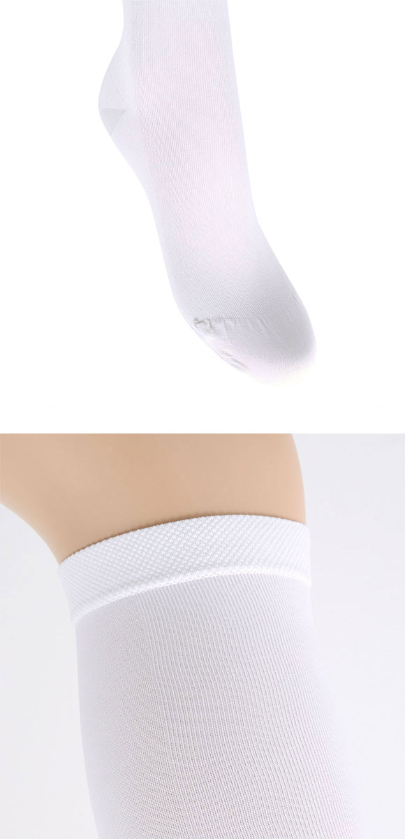スリムウォーク SLIMWALK ナースホワイト 美脚 ハイソックス 靴下 着圧