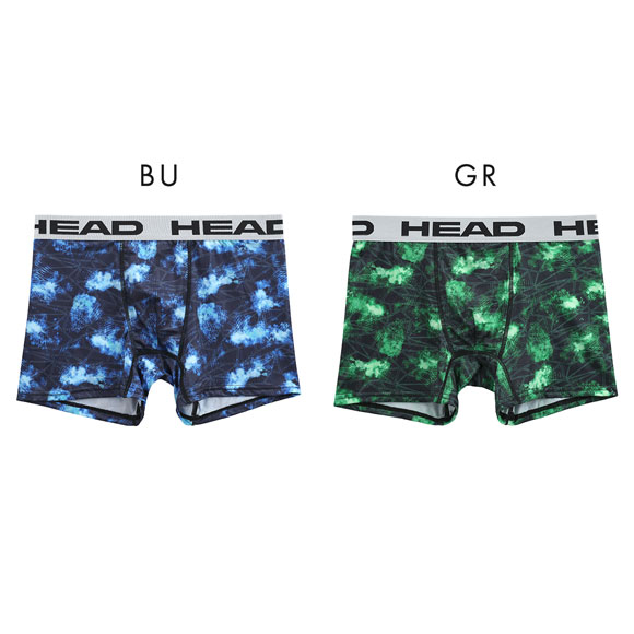 ヘッド 幾何学柄 ボクサーパンツ メンズ 無地 前とじ 超軽量 ボクサーブリーフ HEAD