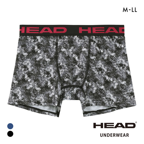 ヘッド Hスモーク柄 ボクサーパンツ メンズ 前とじ 超軽量 ボクサーブリーフ HEAD