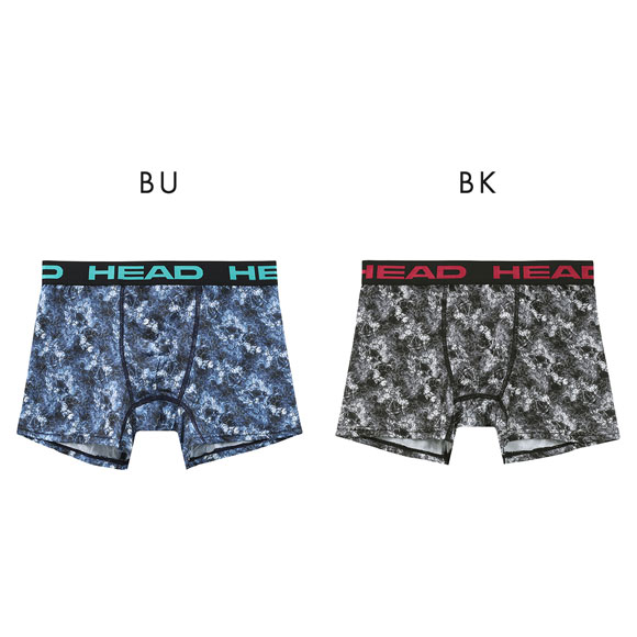 ヘッド Hスモーク柄 ボクサーパンツ メンズ 前とじ 超軽量 ボクサーブリーフ HEAD