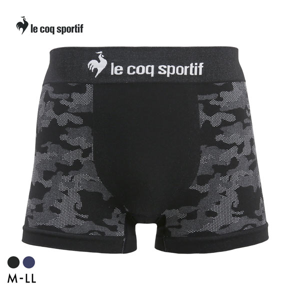 ルコックスポルティフ 迷彩柄 成型 ボクサーパンツ メンズ 前とじ le coq sportif