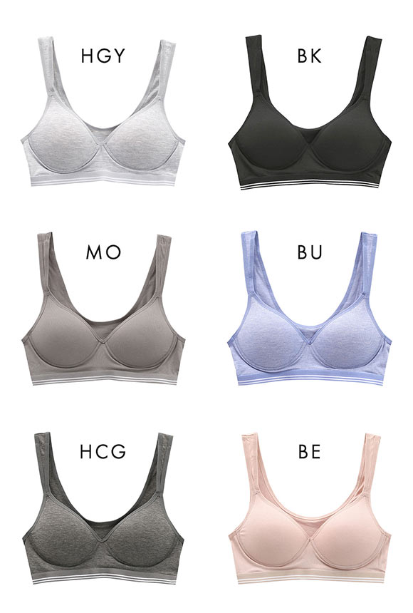 アクティブスポブラ ACTIVE SPO-BRA モールドカップ ノンワイヤー ブラジャー ハーフトップ インナー スポーツブラ