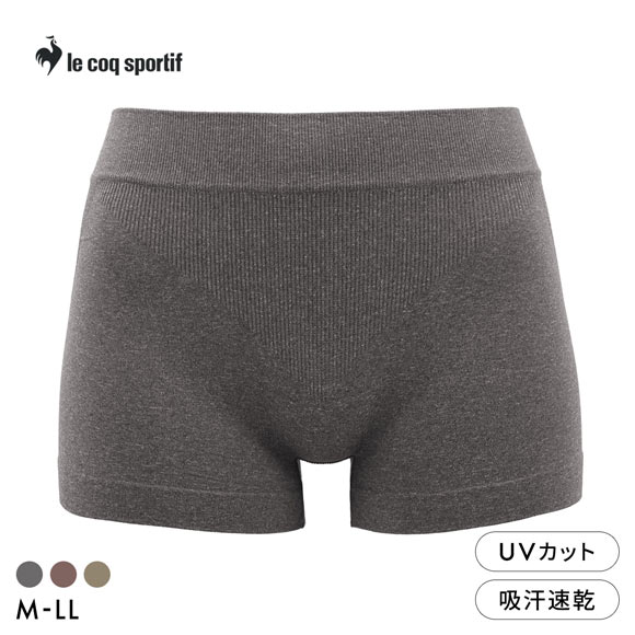 ルコックスポルティフ 成型 1分丈 ショーツ レディース ボクサータイプ 単品 le coq sportif