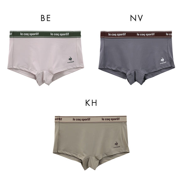 ルコックスポルティフ 1分丈 ショーツ レディース ボクサータイプ le coq sportif 吸汗速乾