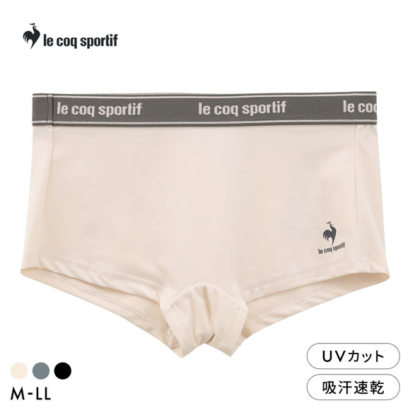 ルコックスポルティフ 1分丈 ショーツ レディース ボクサータイプ le coq sportif 吸汗速乾
