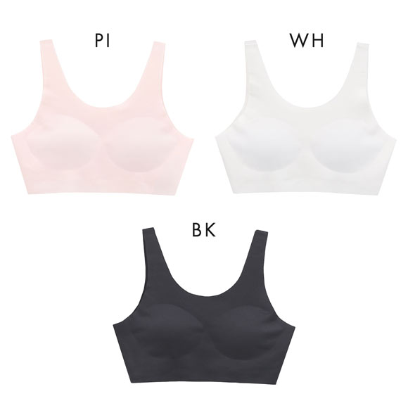 COCCOLE ちくちくしない フリーカット ハーフトップ ガールズ カップ付き キッズ ジュニア 女の子 女児 単品