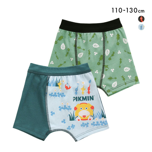 ピクミン キッズ ジュニア ボクサーブリーフ 2枚セット 男児 男の子