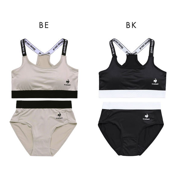 ルコックスポルティフ le coq sportif ガールズ ハーフトップ＆ショーツ 上下セット 女児 女の子 キッズ ジュニア