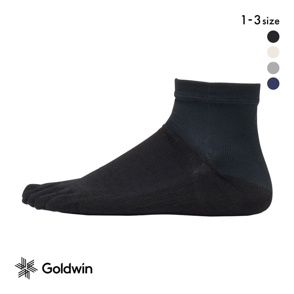ゴールドウイン C3fit ペーパーファイバー C3fitアーチサポート 5本指 ショートソックス ユニセックス 靴下 Goldwin