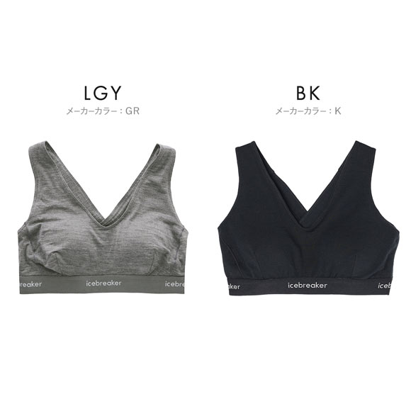 アイスブレーカー W メリノ 125 クールライト スプライト レーサーバック ブラ ウィメンズ ハーフトップ icebreaker レディース