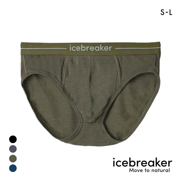 アイスブレーカー M アナトミカ ブリーフ メンズ 前閉じ icebreaker