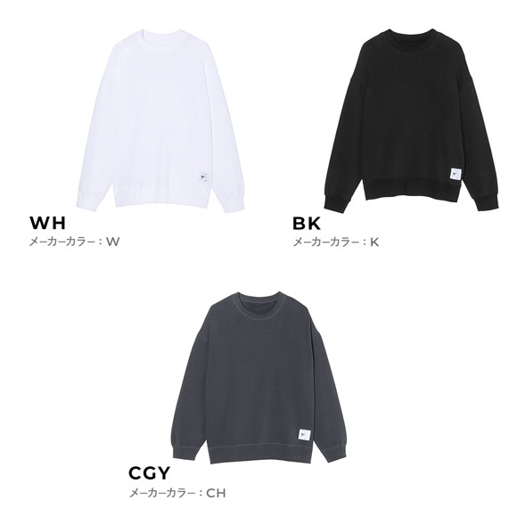 ニュートラルワークス N/SLEEP MXP TOVE スウェット ロングスリーブ クルー ユニセックス 光電子 消臭 NEUTRALWORKS.