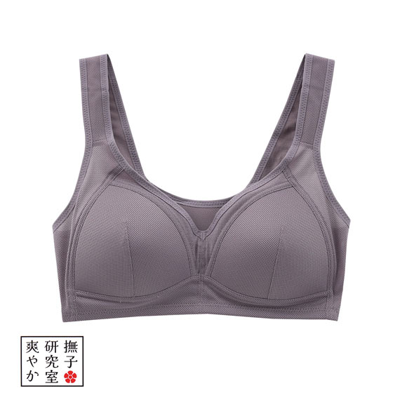 アンフィニ UN-FINI 撫子涼やか研究室 ノンワイヤー ブラジャー ハーフトップ ワイヤレスブラ 単品