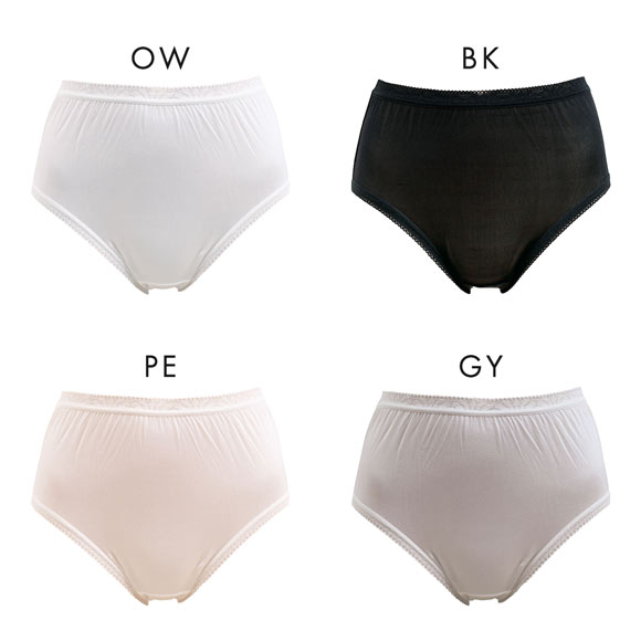 マリーネ MALYNE　シルク100％ ニット スタンダード ショーツ 深め ハイウエスト 単品