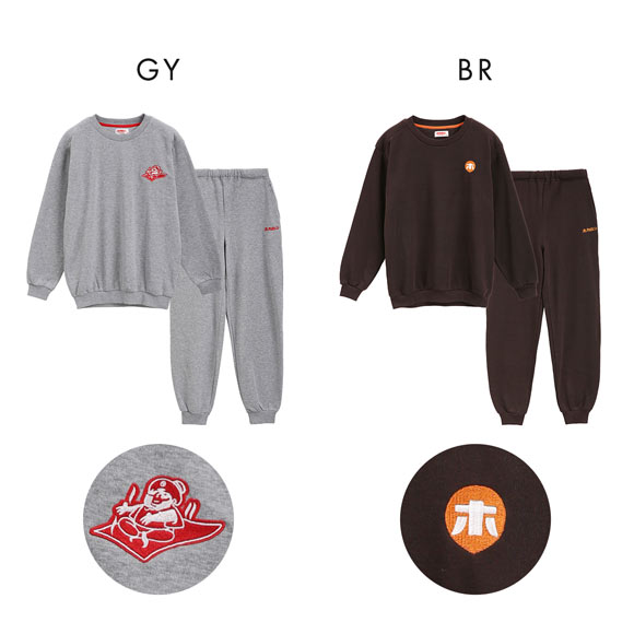 着るホカロン メンズ ルームウェア パジャマ 裏シャギー 長袖 上下