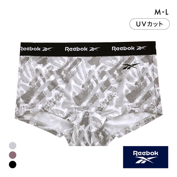 リーボック レディース ロゴテープ ボクサーショーツ ボーイレングス スポーツショーツ 吸水速乾 Reebok LADYS