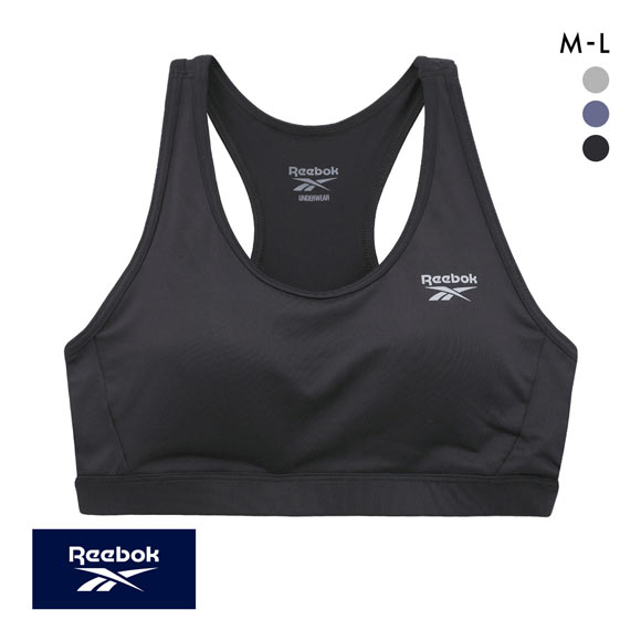 リーボック レディース ハーフトップ ノンワイヤー スポーツブラ