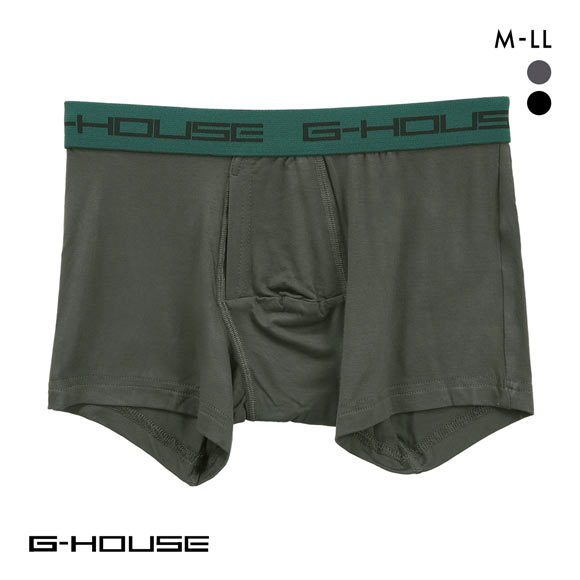 ジーハウス 技男 らくらく ボクサーパンツ メンズ 前開き