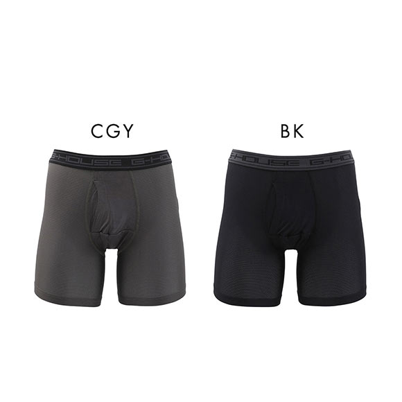 ジーハウス 技男 メッシュでCOOL 3分丈 ボクサーパンツ メンズ 前開き メッシュ 涼しい 大きいサイズ G-HOUSE