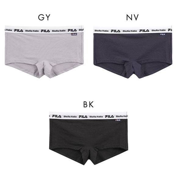 フィラ FILA レディース ロゴ ボクサーショーツ スポーツショーツ ショーツ インナー 吸水速乾 ML 婦人