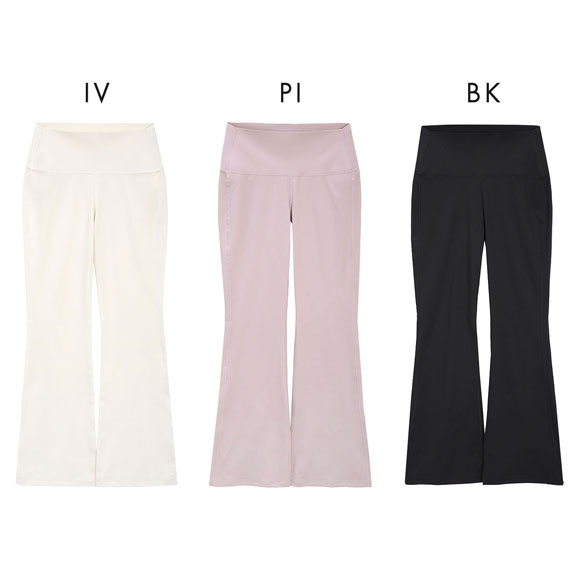 RCSP リカサポ 血行促進 レディース フレアパンツ スポーツウェア レギンス スパッツ ML リカバリーサポートウェア 婦人 LADIES