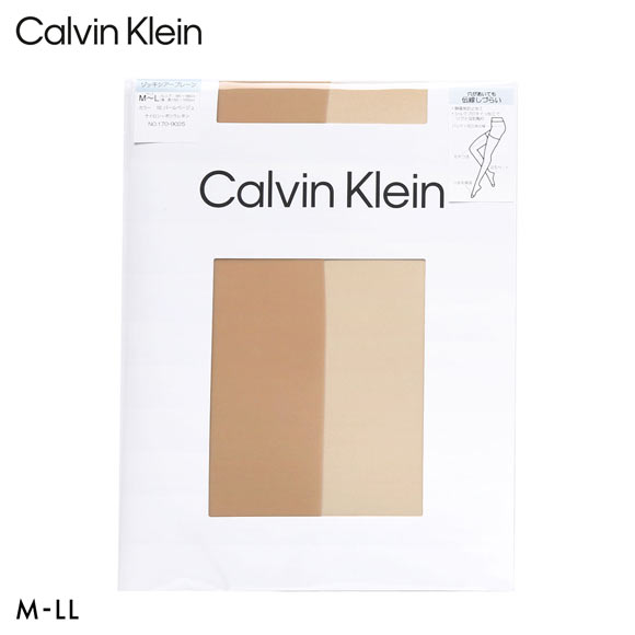 カルバン・クライン ゾッキシアー プレーン ストッキング Calvin Klein レディース パンスト M-L L-LL 大きいサイズ