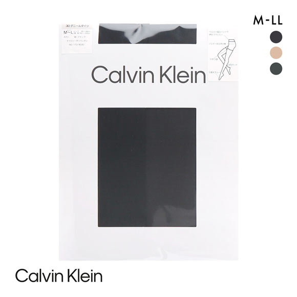カルバン・クライン 30デニール オペーク タイツ Calvin Klein レディース パンスト M-L L-LL 大きいサイズ