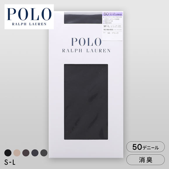 ポロ ラルフローレンレディース 50デニール プレーティングタイツ POLO RALPH LAUREN
