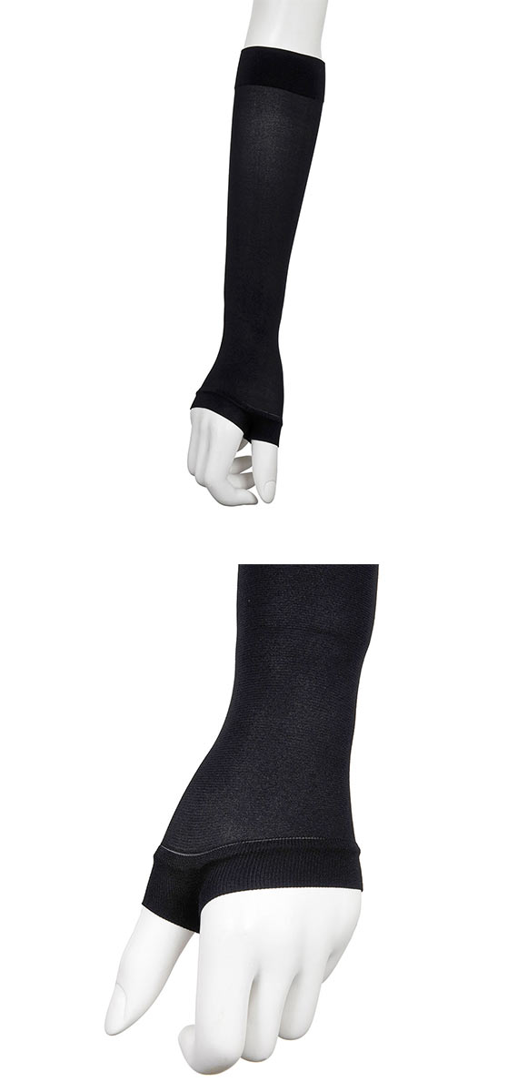 福助 ひやはだ 冷 アームカバー ショート レディース 接触冷感 fukuske HIYAHADA