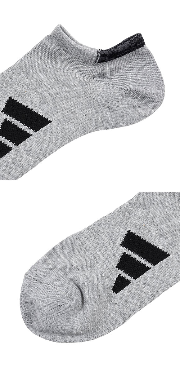 アディダス スニーカー丈 ソックス 3足セット メンズ 靴下 adidas 破れにくい 消臭 24-26cm 26-28cm
