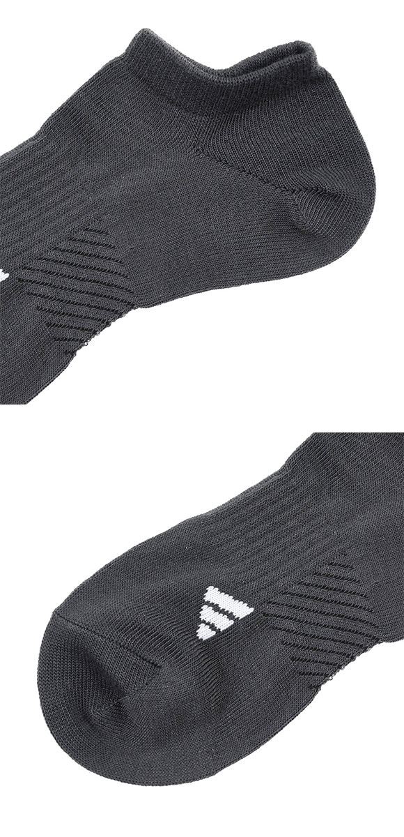 アディダス ストロング スニーカー丈 ソックス 3足セット メンズ 靴下 adidas 耐久性10倍 24-26cm 26-28cm