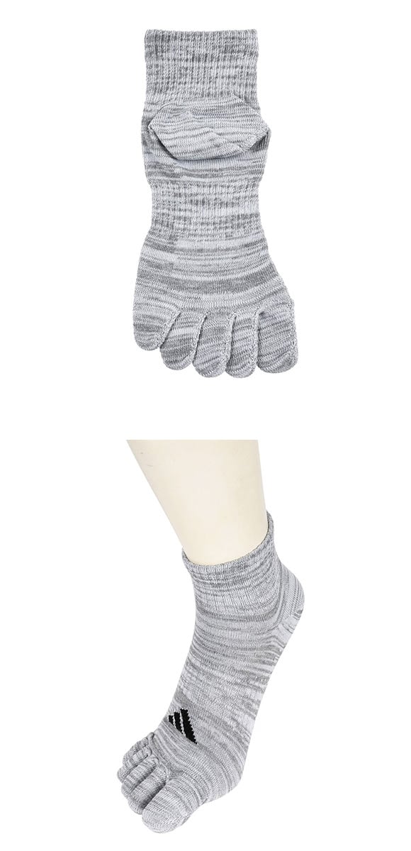 アディダス ストロング 5本指 ショート丈 ソックス 3足セット メンズ 靴下 adidas 耐久性10倍 24-26cm 26-28cm