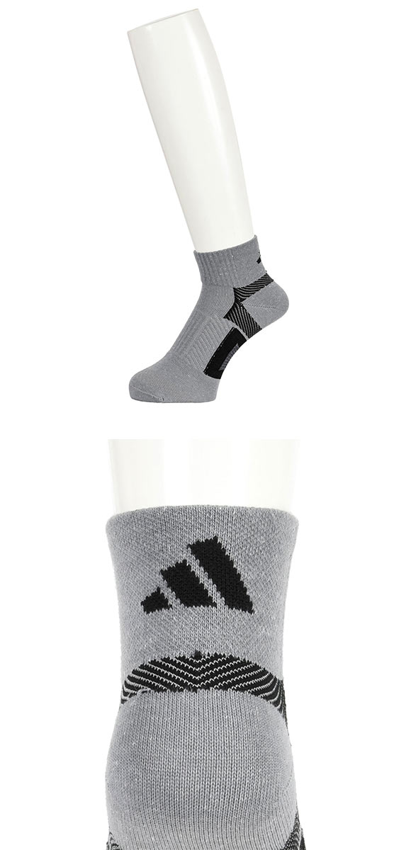 アディダス DRY ショート丈 ソックス 3足セット メンズ 靴下 adidas 吸水速乾 24-26cm 26-28cm