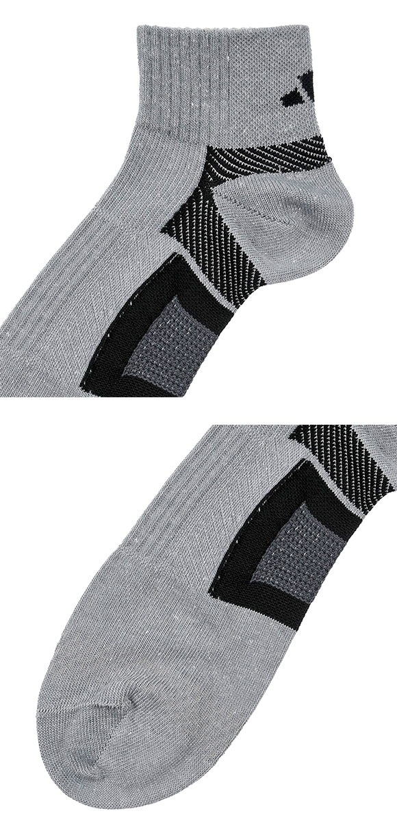 アディダス DRY ショート丈 ソックス 3足セット メンズ 靴下 adidas 吸水速乾 24-26cm 26-28cm