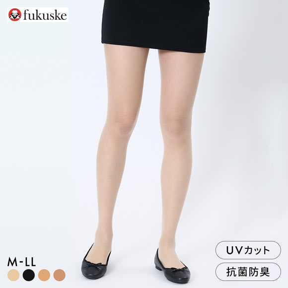 福助 まとうUVヴェール ストッキング レディース パンスト fukuske 紫外線対策 パンティストッキング