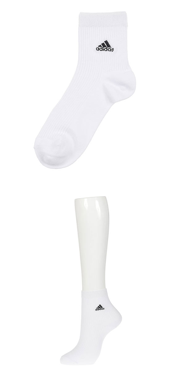アディダス adidas キッズ ジュニア クォーター丈 ソックス 3足組 ワンポイントロゴ スクールカラー 定番 21-23cm 23-25cm